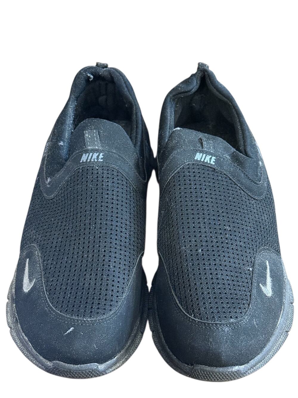 Nike Black Mesh Slip-On Sneakers Tennis Shoes Men's Size 44 US 10